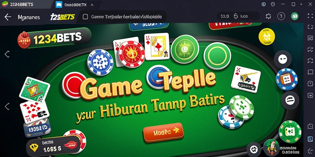 Screenshot dari gameplay Gaple yang seru dan menantang