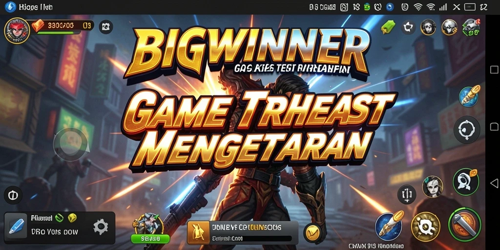 Screenshot gameplay BIGWINNER yang menampilkan aksi mendebarkan.