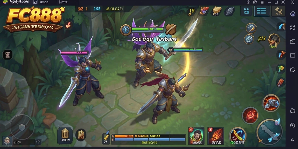 Gameplay seru FC888 yang penuh strategi dan tantangan.