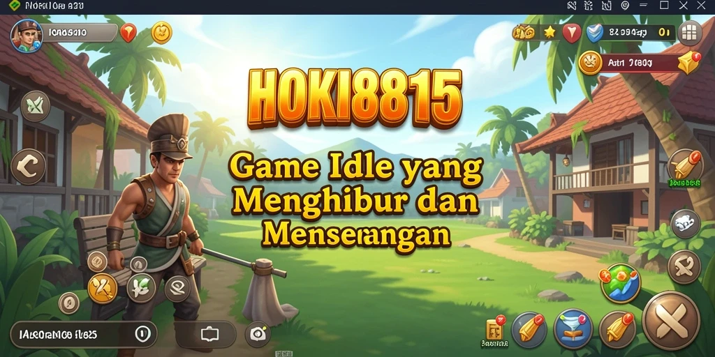 Screenshot menampilkan gameplay HOKI8815 yang mengasyikkan dan berwarna-warni.