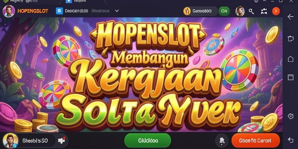 Gameplay HOPENGSLOT menampilkan manajemen kasino yang menyenangkan.