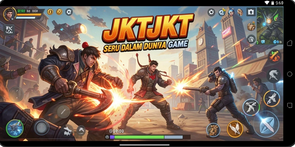 Tangkapan layar pertarungan mendebarkan dalam JKTJKT.