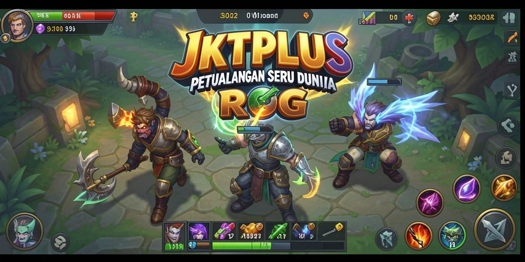 Gameplay RPG yang mendalam dan penuh aksi di JKTPLUS.