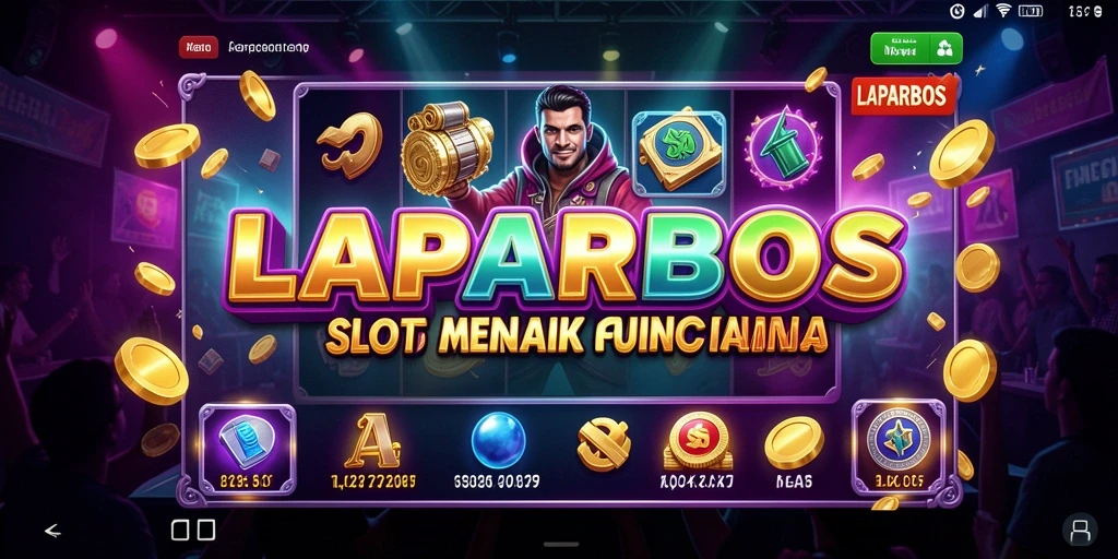 Tangkapan layar utama LAPARBOS menampilkan gameplay Slot yang mendebarkan.