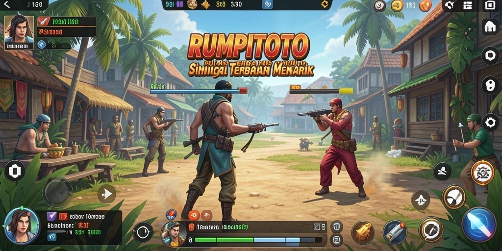Tampilan gameplay RUMPITOTO yang menarik dan interaktif.