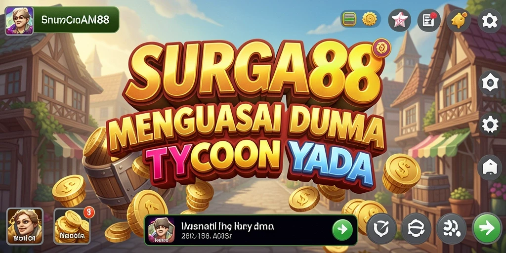 Screenshot utama SURGA88 memperlihatkan gameplay Tycoon yang mengasyikkan.