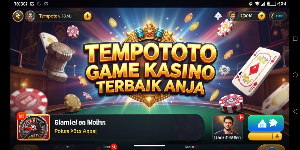 Screenshot gameplay Kasino TEMPOTOTO yang menarik dan seru.