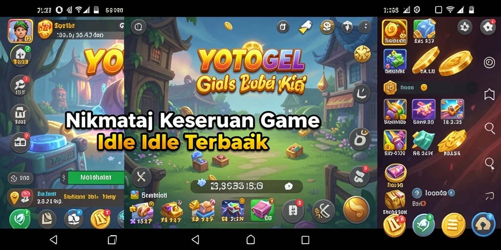 Tampilan gameplay YOTOGEL yang menarik dan penuh warna.