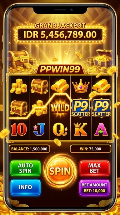 Menu kategori di aplikasi ppwin99.